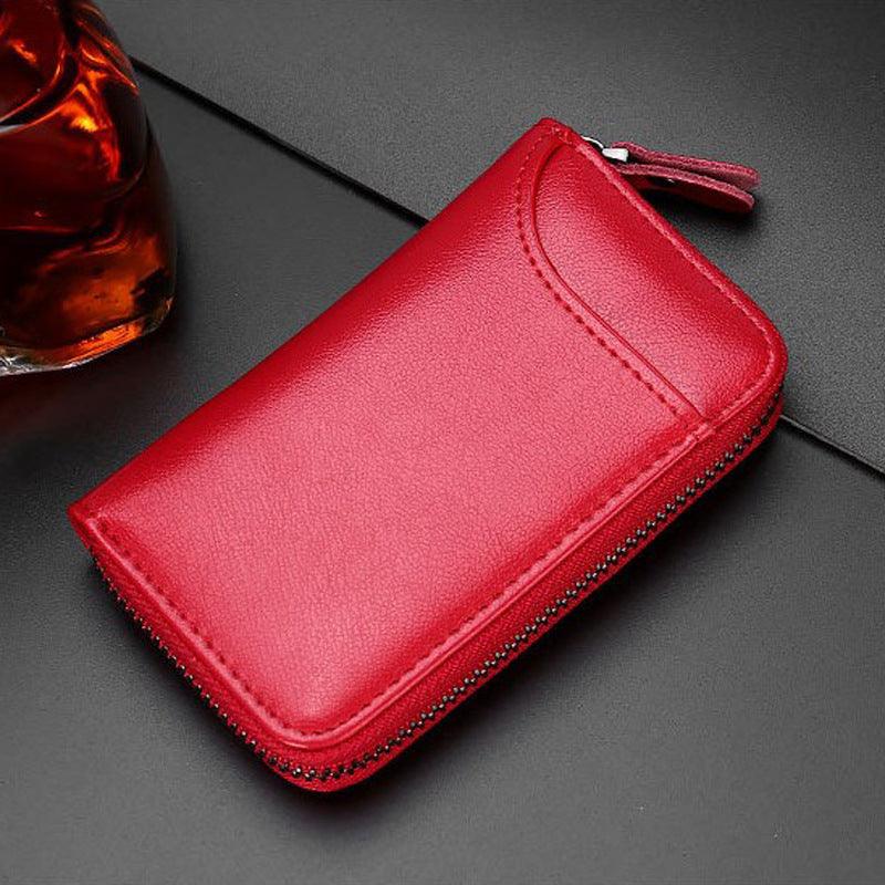 Leather Key Case Multifunctional Car Zipper - Amazitshop