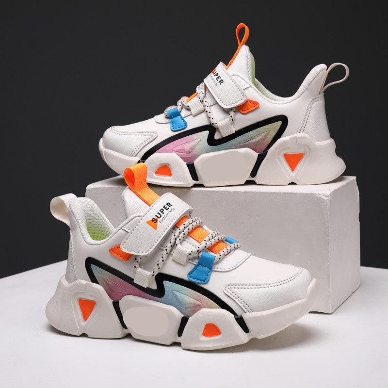 Leather Little kids Running Shoes - Amazitshop