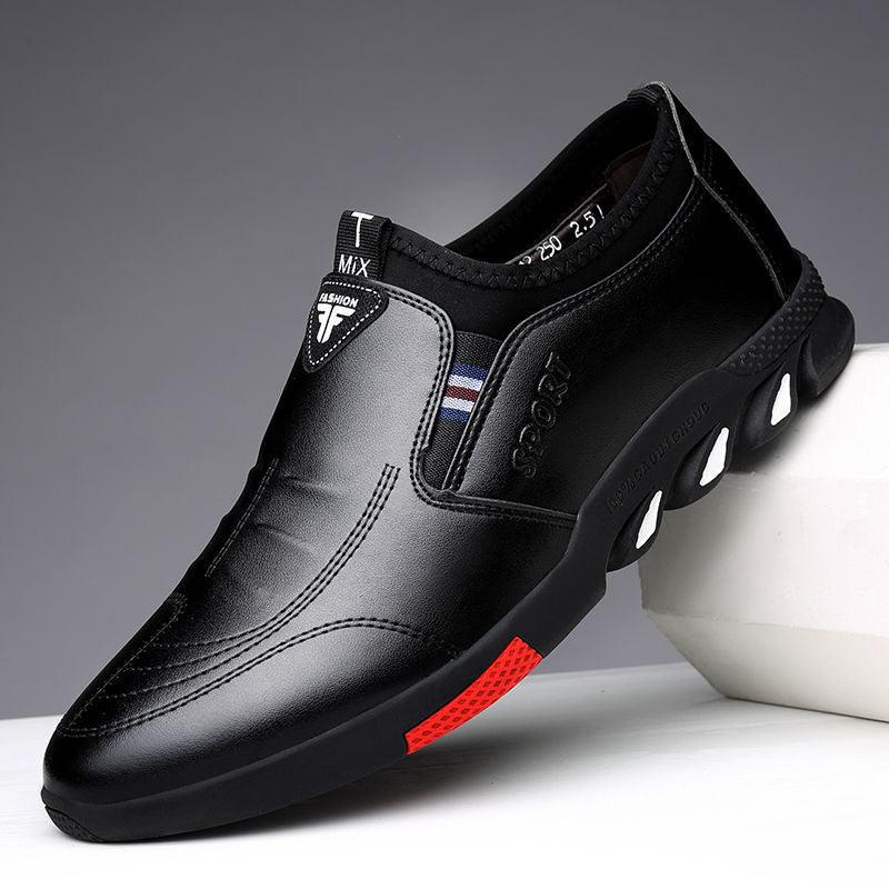 Leather Shoes Mens Leather Spring New Mens Business - Amazitshop