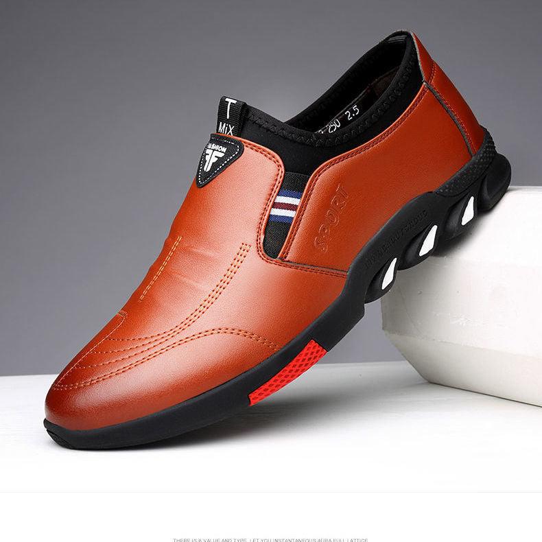Leather Shoes Mens Leather Spring New Mens Business - Amazitshop