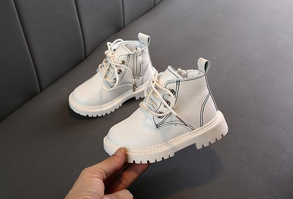 Leather short boots for boys - Amazitshop