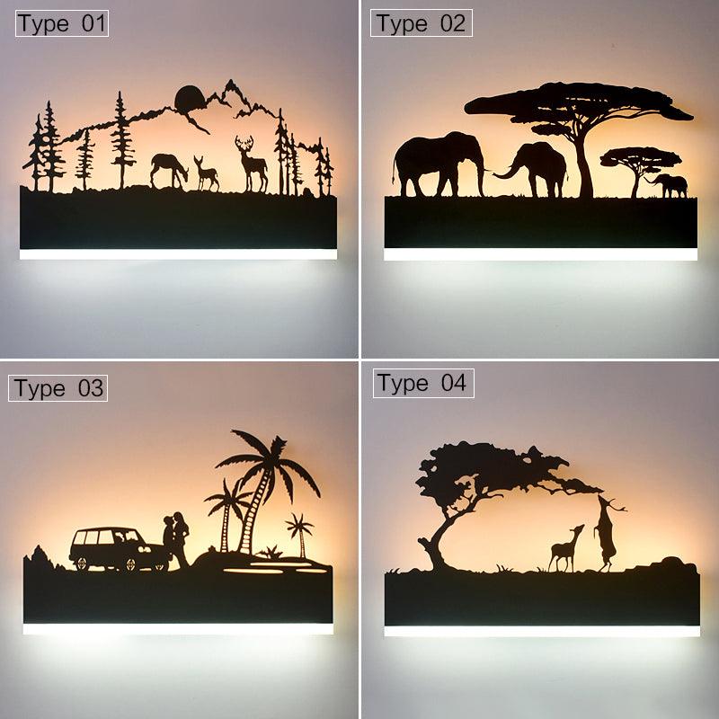 Led acrylic wall lamp - Amazitshop