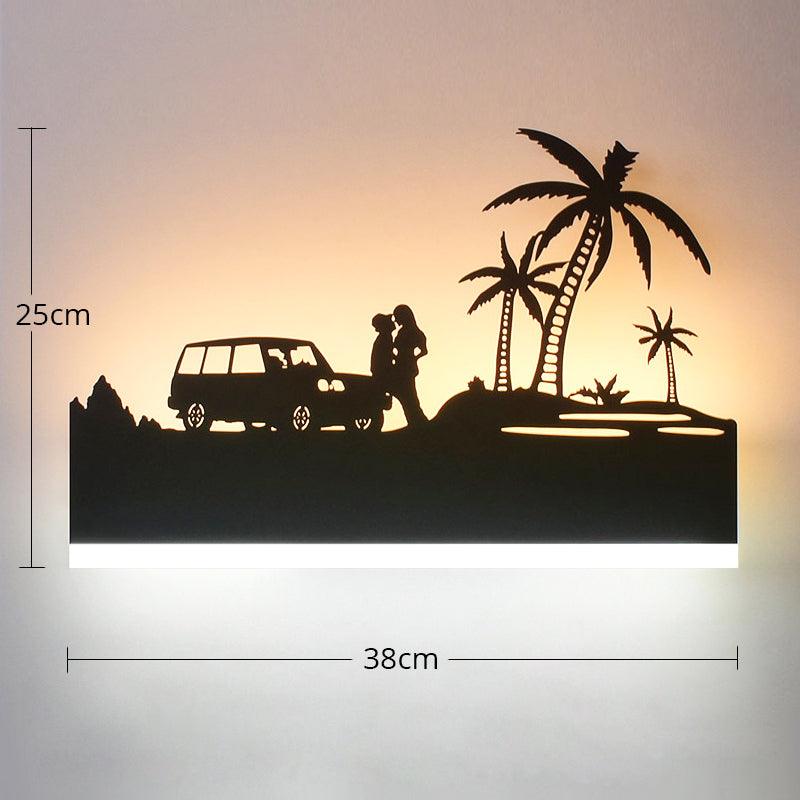 Led acrylic wall lamp - Amazitshop