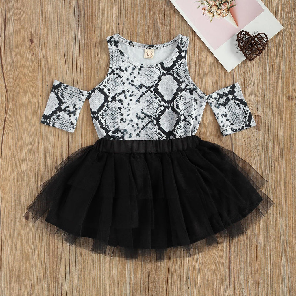 Leisure Style Infant Kids Girls Outfit Summer Snakeskin - Amazitshop