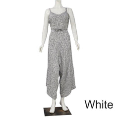Light Ripe Women's Striped Suspenders Loose One - piece Cropped Pants - Amazitshop