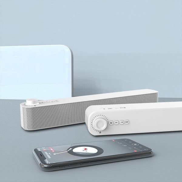 Long Double Speakers Home Desktop Home Theater Small Stereo - Amazitshop