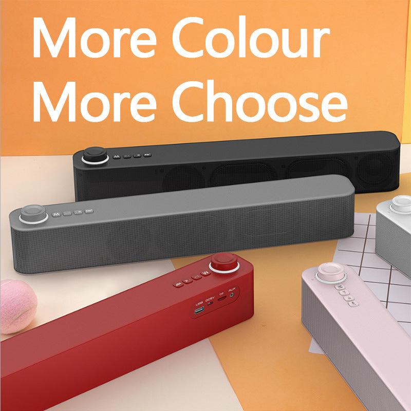 Long Double Speakers Home Desktop Home Theater Small Stereo - Amazitshop