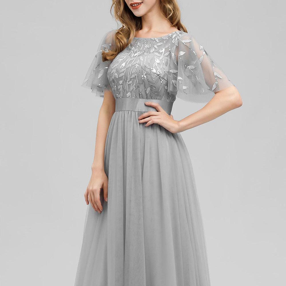 Long dress show evening dress women - Amazitshop