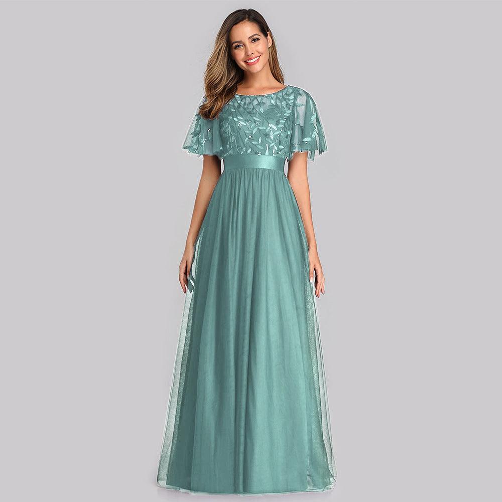 Long dress show evening dress women - Amazitshop