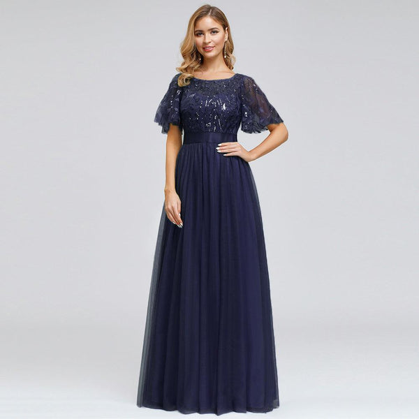 Long dress show evening dress women - Amazitshop