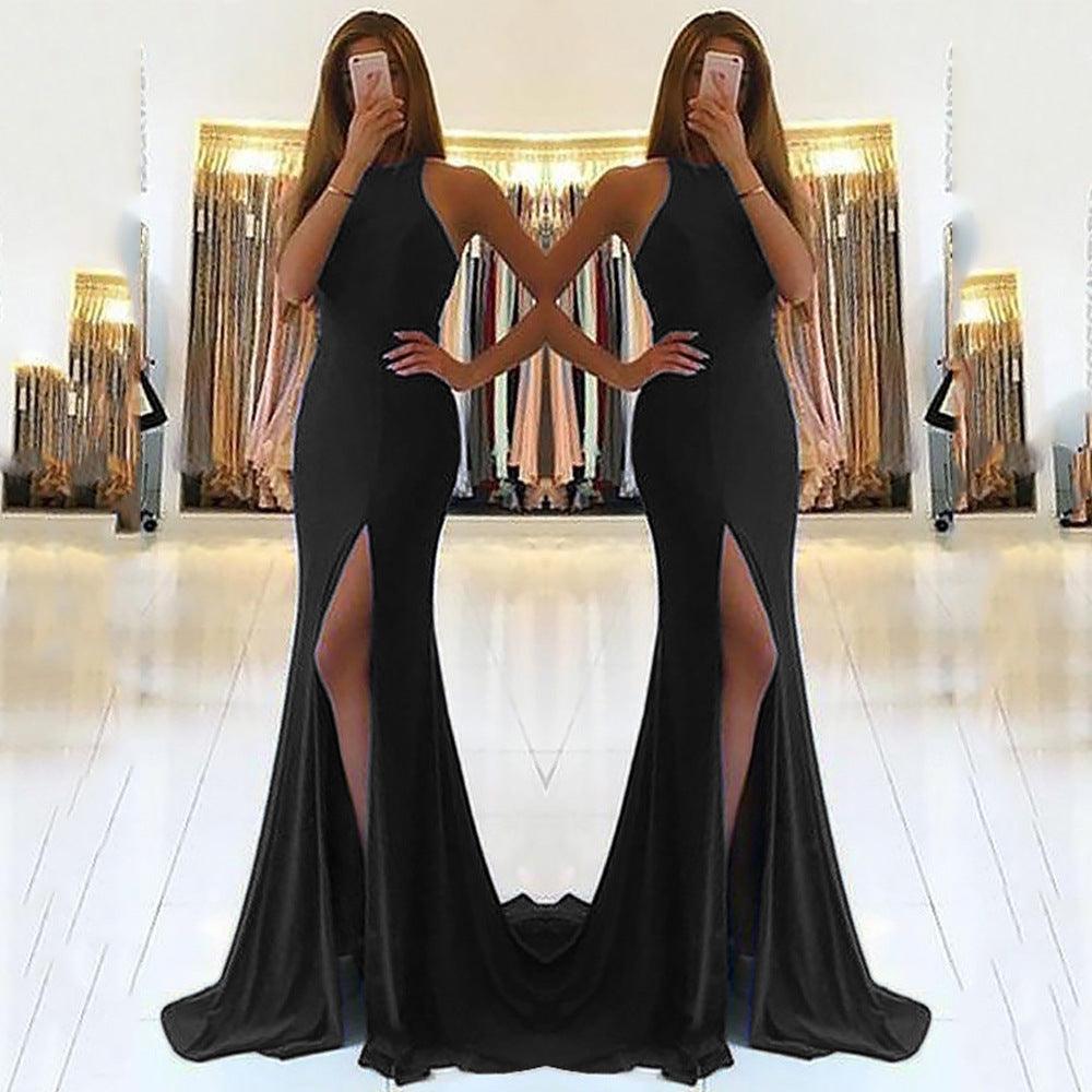 Long Ladies' Dresses Evening Dresses - Amazitshop