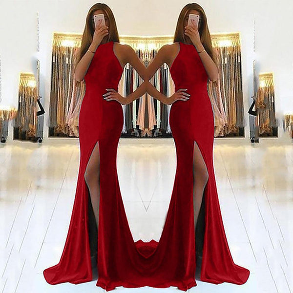 Long Ladies' Dresses Evening Dresses - Amazitshop