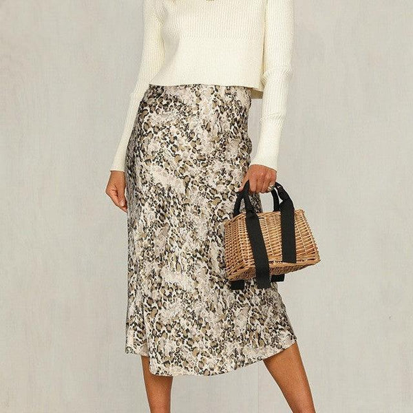 Long Skirts For Women dress Skirt Leather - Amazitshop