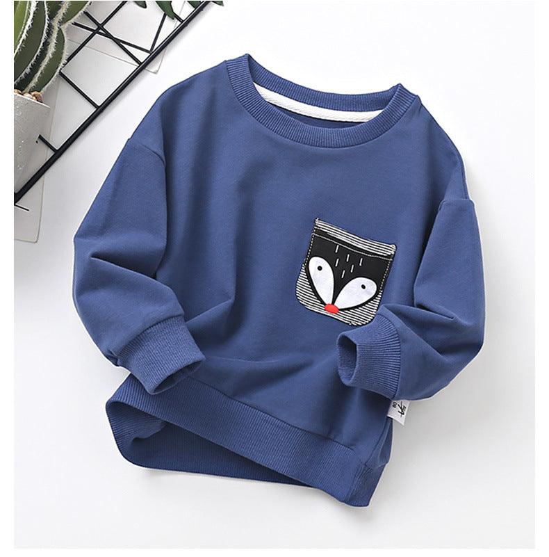 Long sleeve baby top with round neck - Amazitshop
