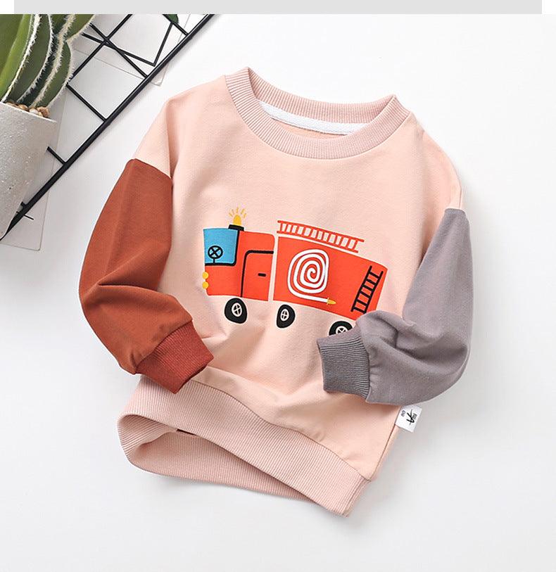 Long sleeve baby top with round neck - Amazitshop