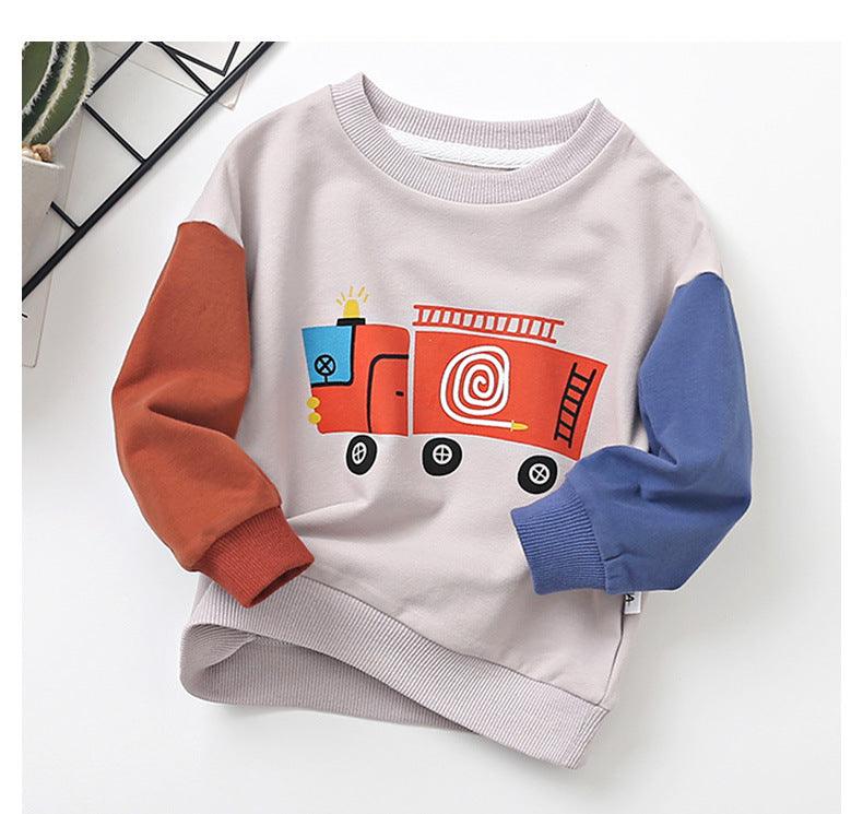 Long sleeve baby top with round neck - Amazitshop