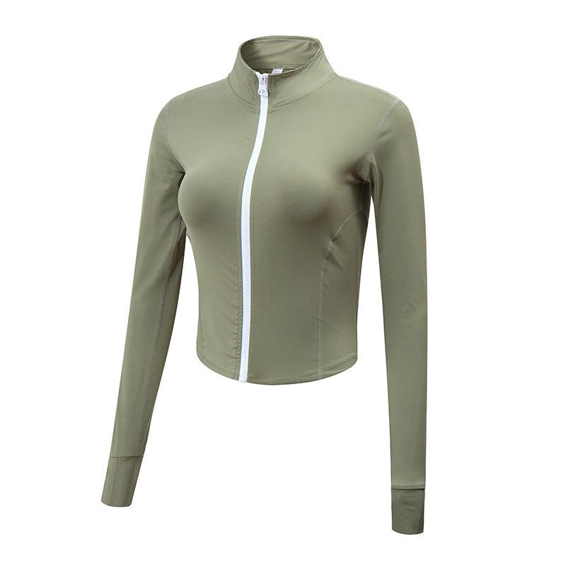 Long Sleeve Yoga Sports Top Workout Wear Women's Sports Jacket Women's Running Wear - Amazitshop