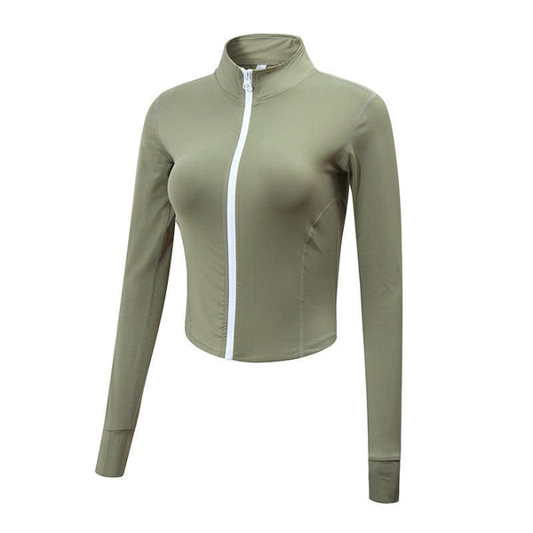 Long Sleeve Yoga Sports Top Workout Wear Women's Sports Jacket Women's Running Wear - Amazitshop