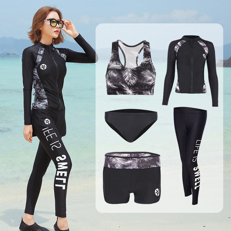 Long - sleeved Trousers Jellyfish Suit Snorkeling Surfing Swimsuit Suit - Amazitshop