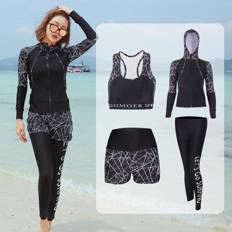 Long - sleeved Trousers Jellyfish Suit Snorkeling Surfing Swimsuit Suit - Amazitshop