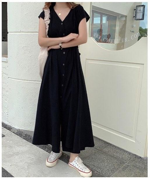 Loose and slimming long dresses - Amazitshop