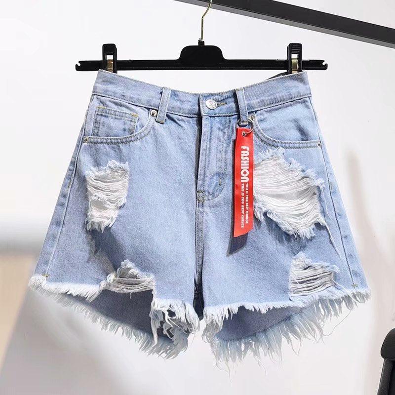 Loose jeans and short shorts - Amazitshop