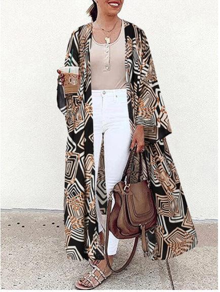 Loose Long Sleeve Front Kimono Factory - Amazitshop