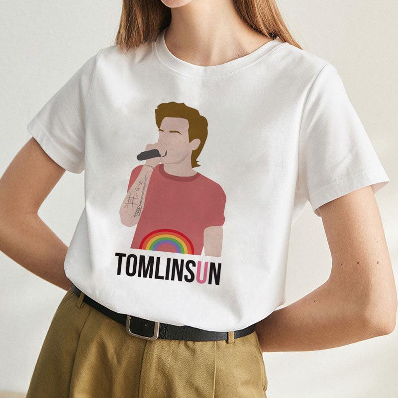 Louis Tomlinson One Direction Women TShirt - Amazitshop