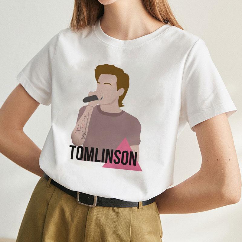 Louis Tomlinson One Direction Women TShirt - Amazitshop