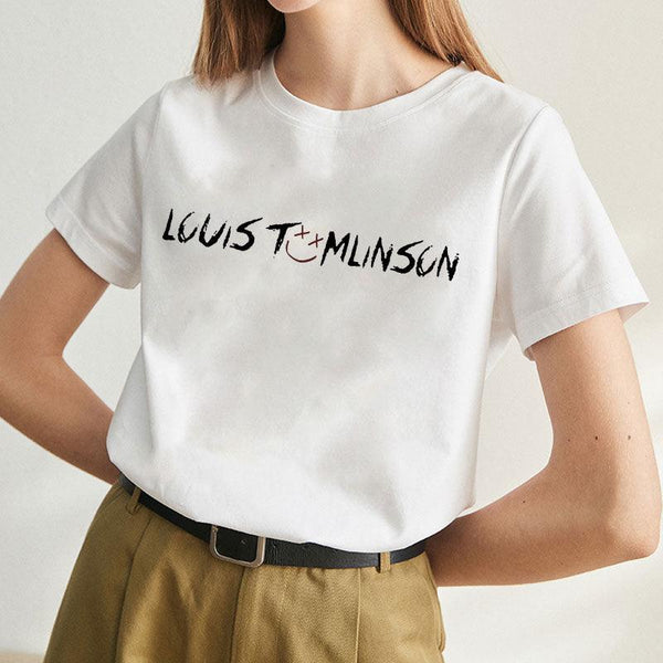 Louis Tomlinson One Direction Women TShirt - Amazitshop