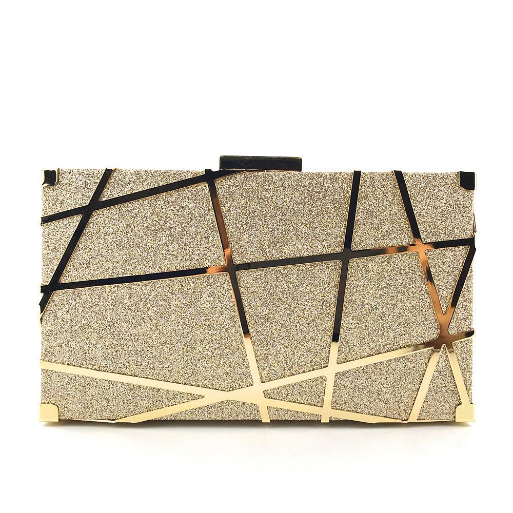 Luxury Handbags Bag Women Party Chain Glitter Gold Wedding Clutches Shoulder Bag - Amazitshop