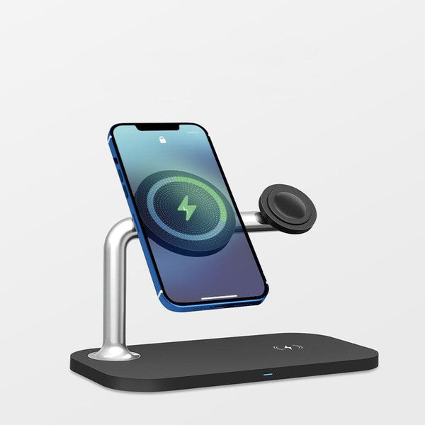 Magnetic 3 - in - 1 Wireless Charger - Amazitshop