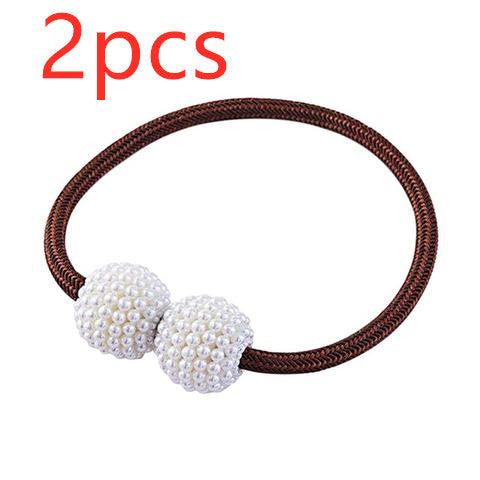 Magnetic Curtain Tiebacks Pearl Beads - Amazitshop