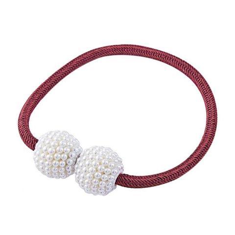 Magnetic Curtain Tiebacks Pearl Beads - Amazitshop