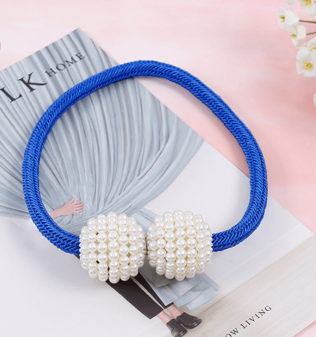Magnetic Curtain Tiebacks Pearl Beads - Amazitshop