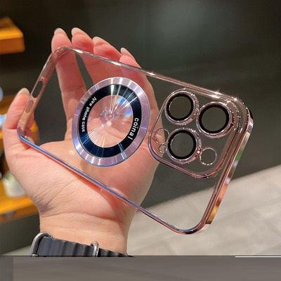 Magnetic Phone Case All - inclusive Electroplating Hard Shell - Amazitshop