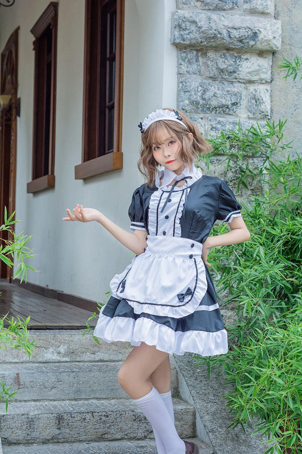Maid anime costume halloween costume - Amazitshop