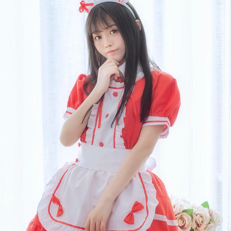 Maid anime costume halloween costume - Amazitshop