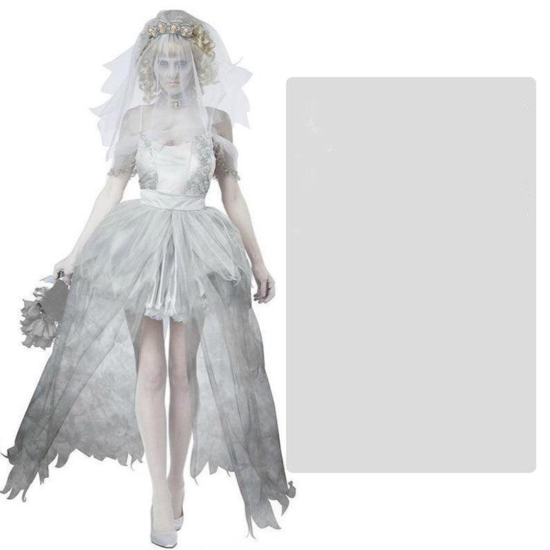 Male and female adult bride and groom Halloween costumes - Amazitshop