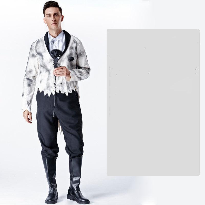 Male and female adult bride and groom Halloween costumes - Amazitshop