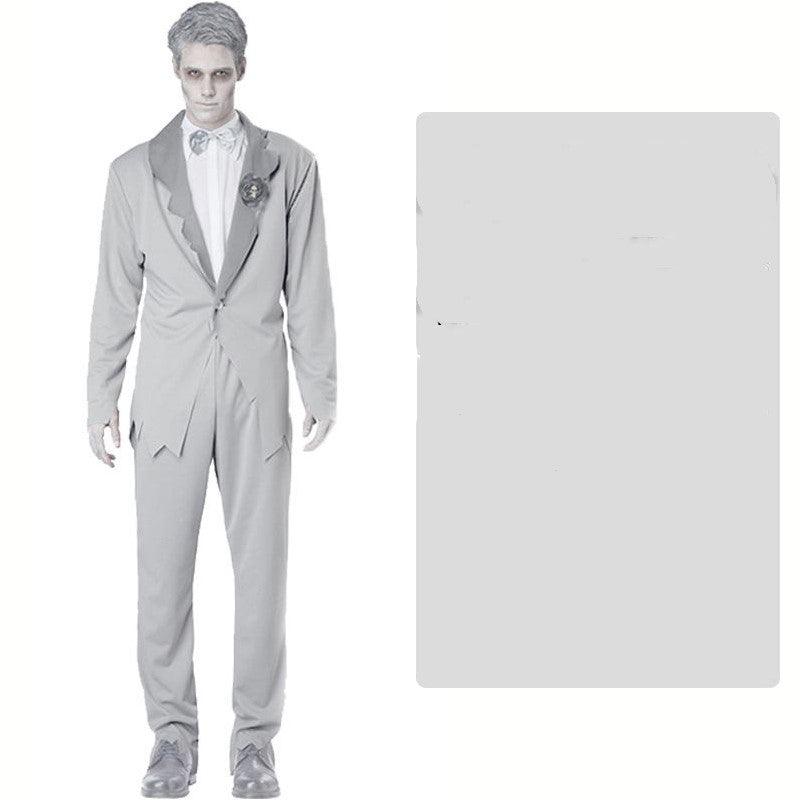 Male and female adult bride and groom Halloween costumes - Amazitshop