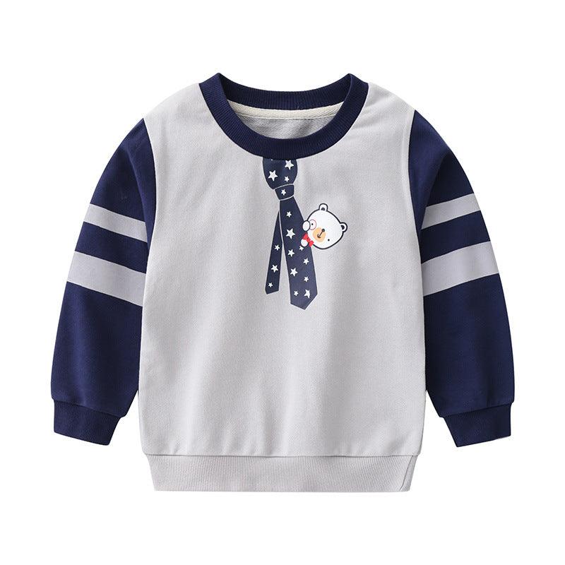 Male Treasure Cartoon Long - sleeved Tops And Children's Sweaters - Amazitshop