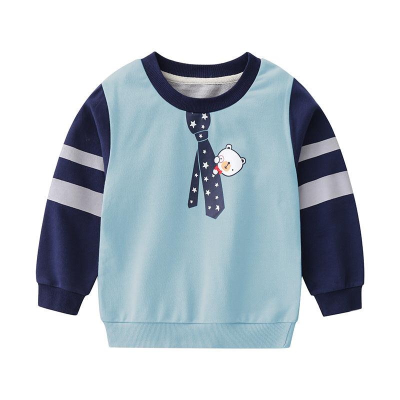 Male Treasure Cartoon Long - sleeved Tops And Children's Sweaters - Amazitshop