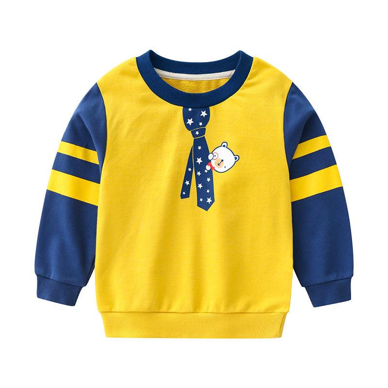 Male Treasure Cartoon Long - sleeved Tops And Children's Sweaters - Amazitshop