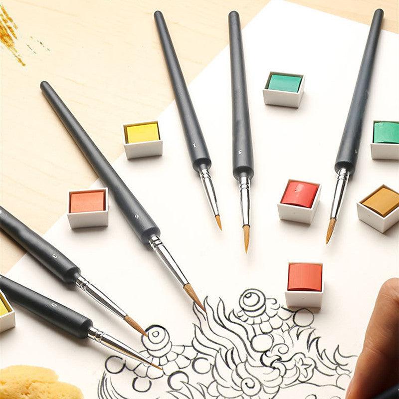 Manicure Hook Line Pen Wolf Hair Material Watercolor - Amazitshop