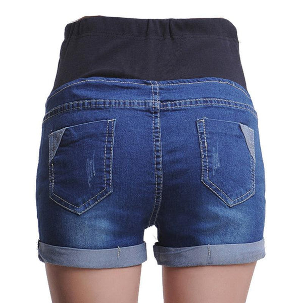 Maternity Denim Shorts - Amazitshop