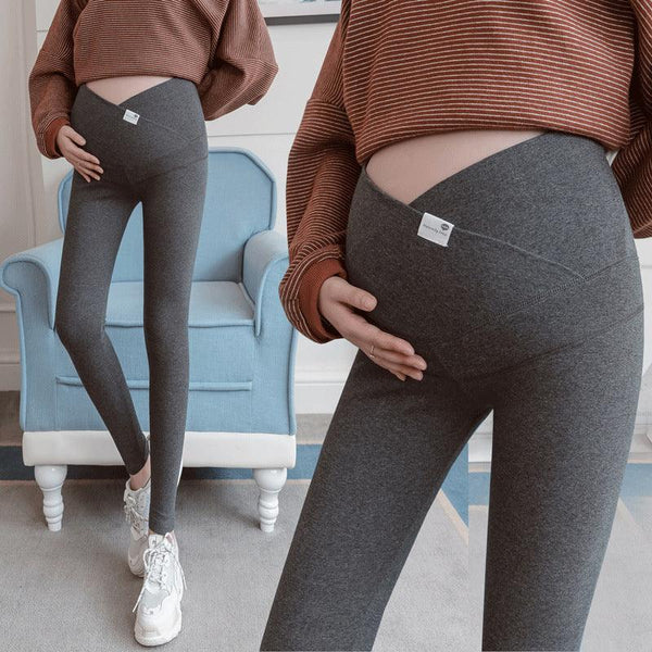 Maternity leggings low waist spring and autumn - Amazitshop