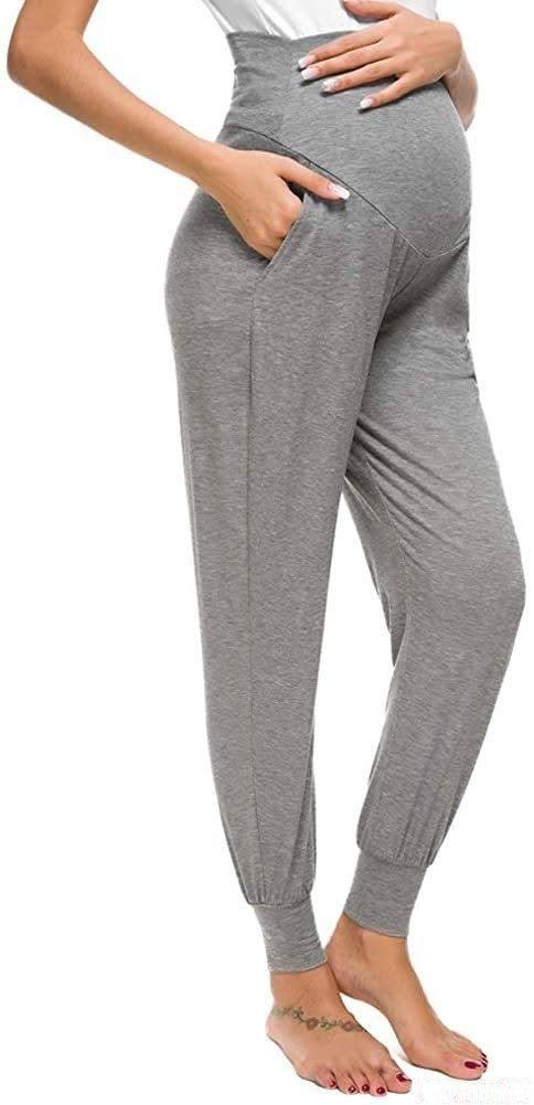 Maternity Pants Maternity Loose Casual Pants Maternity Pants Harlan Pants Maternity Pants Abdomen Ankle Tight Work Pants Yoga Pants - Amazitshop