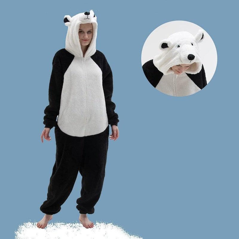 Men And Women Fashion Winter Bear Pajamas - Amazitshop