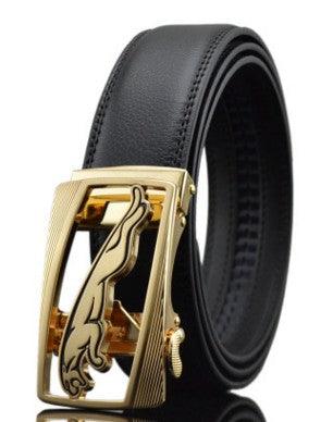 Men Automatic Buckle Leather Belts - Amazitshop